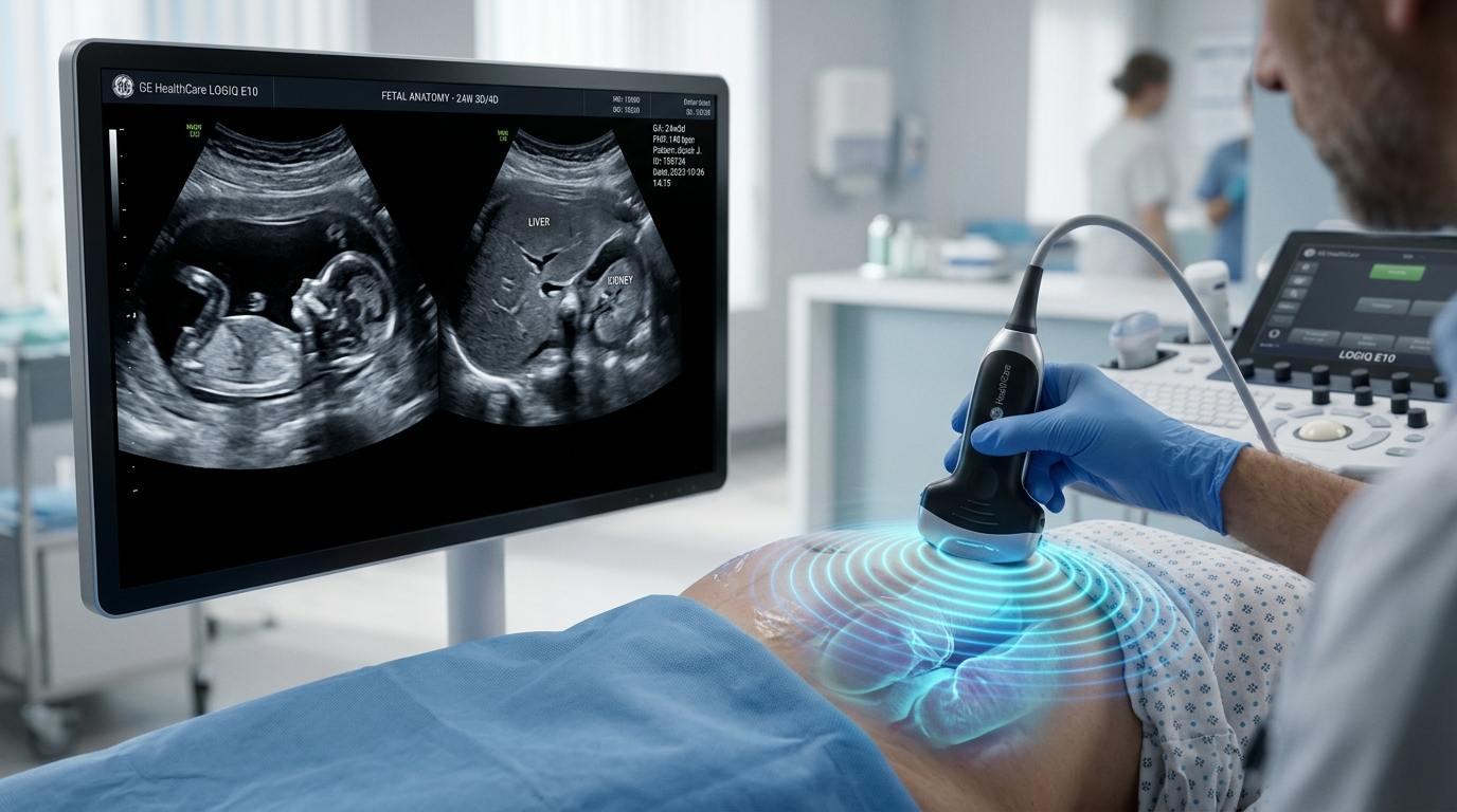 Hình ảnh 3D thực tế chẩn đoán siêu âm y khoa